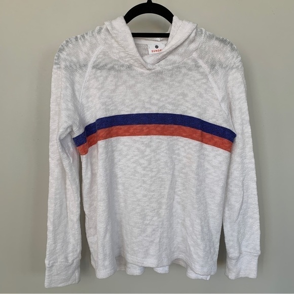 Sundry White Lightweight Pullover Hoodie Size 0/XS - Picture 1 of 8